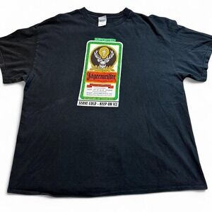 Vintage Y2K Jäegermeister Hinder band punk grunge tshirt‎ size XL READ